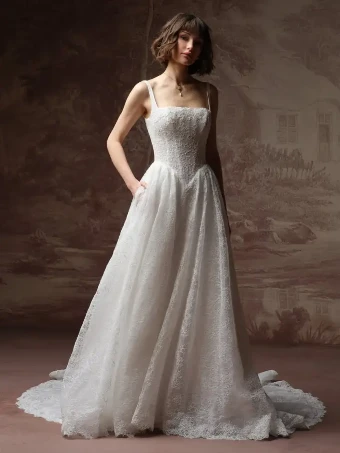 Maggie Sottero Style #AUTUMN - F6MK140A01 - Maggie Sottero #4 default Ivory (gown with Ivory Illusion) thumbnail