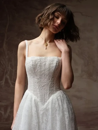 Maggie Sottero Style #AUTUMN - F6MK140A01 - Maggie Sottero #3 Ivory (gown with Ivory Illusion) thumbnail