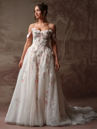 Maggie Sottero Style #Benton - F6MK124A01 - Maggie Sottero #1 Multi over Blush (gown with Natural Illusion) thumbnail