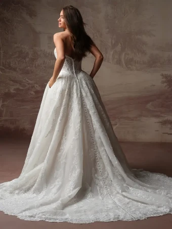 Sottero and Midgley Style #Yesenia - F6SZ066B02 - Sottero & Midgley *Special Design* #1 Ivory over Soft Blush (gown with Natural Illusion) thumbnail