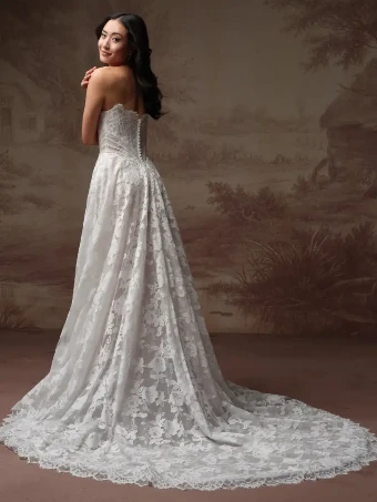 Maggie Sottero Style #Mischa #1 default Ivory over Blush (gown with Ivory Illusion) thumbnail