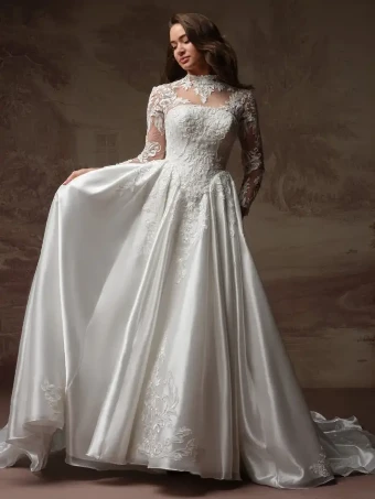 Maggie Sottero Style #Dahlia #1 Diamond White thumbnail