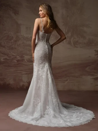 Rebecca Ingram Style #ESMERALDA LANE #3 Ivory over Blush (gown with Ivory Illusion) thumbnail
