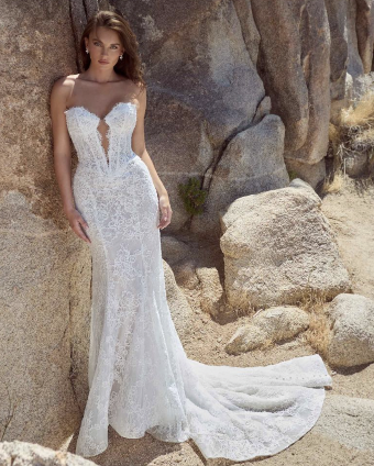 Casablanca Bridal Style #Jazzlyn #0 default Ivory/Light Nude with Skin Illusion (Unlined Bodice) thumbnail