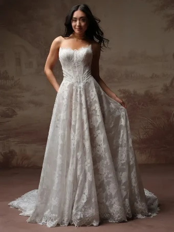 Maggie Sottero Style #Mischa - F6MB179A01 - Maggie Sottero #0 default Ivory over Blush (gown with Ivory Illusion) thumbnail