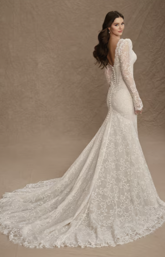 Martin Thornburg Style #Keaton #1 default Ivory (gown with Ivory Illusion) thumbnail