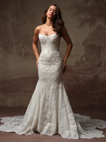 Sottero and Midgley Style #Eirawen - F6SK142A01 - Sottero & Midgley #0 default All Ivory (pictured) thumbnail