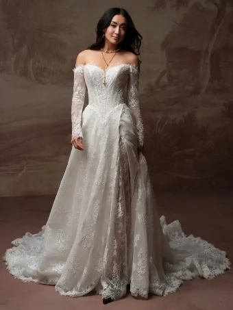 Sottero and Midgley Style #Vespera -  F6SB073A01 - Sottero & Midgley #0 default Ivory/Whisper Pearl thumbnail