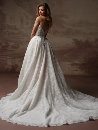 Maggie Sottero Style #Ryland - F6MK055BA02 - Maggie Sottero *Special Design* #4 default Ivory over Blush (gown with Ivory Illusion) thumbnail