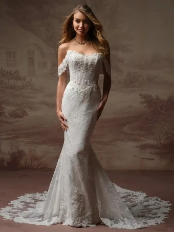 Maggie Sottero Style #Collette - F6MB076B01 - Maggie Sottero *Special Design* #0 default All Ivory (gown with Ivory Illusion) thumbnail