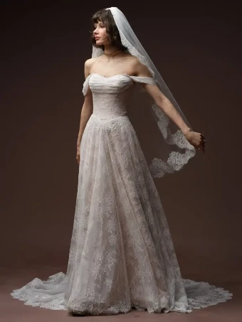 Maggie Sottero Style #Maelle - F6MB210A01 - Maggie Sottero #2 Ivory Over Blush thumbnail