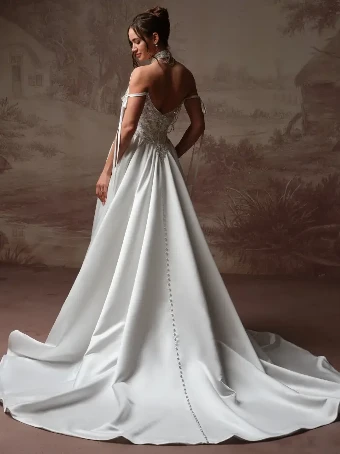 Sottero and Midgley Style #AELARION #1 Ivory/Pewter Accent thumbnail