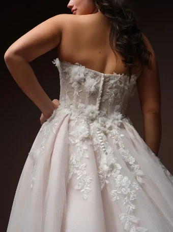 Rebecca Ingram Style #FLEUR #3 default Ivory (gown with Ivory Illusion) thumbnail