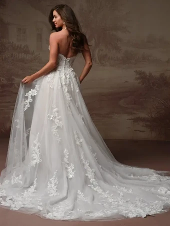 Maggie Sottero Style #KATE #1 default All Ivory (gown with Ivory Illusion) thumbnail
