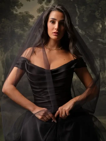 Sottero and Midgley Style #Recine Lane - S7SS376A01 - Sottero & Midgley #3 All Black thumbnail