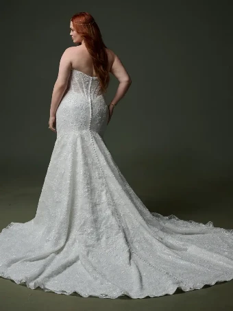 Sottero and Midgley Style #ELIJAH #1 Ivory/Silver Accent (gown with Ivory Illusion) thumbnail