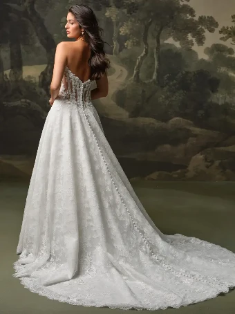 Sottero and Midgley Style #HARPER #1 default Ivory over Soft Blush (gown with Light Nude Illusion) thumbnail
