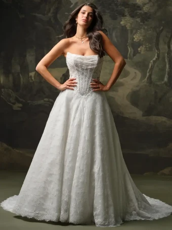 Sottero and Midgley Style #HARPER #0 default Ivory over Soft Blush (gown with Light Nude Illusion) thumbnail