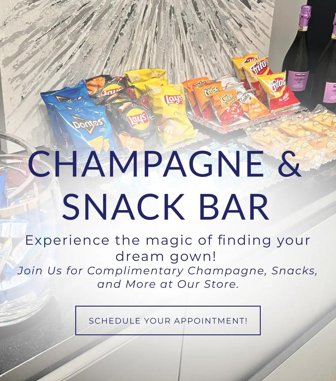 Champagne & Snack Bar Banner Mobile