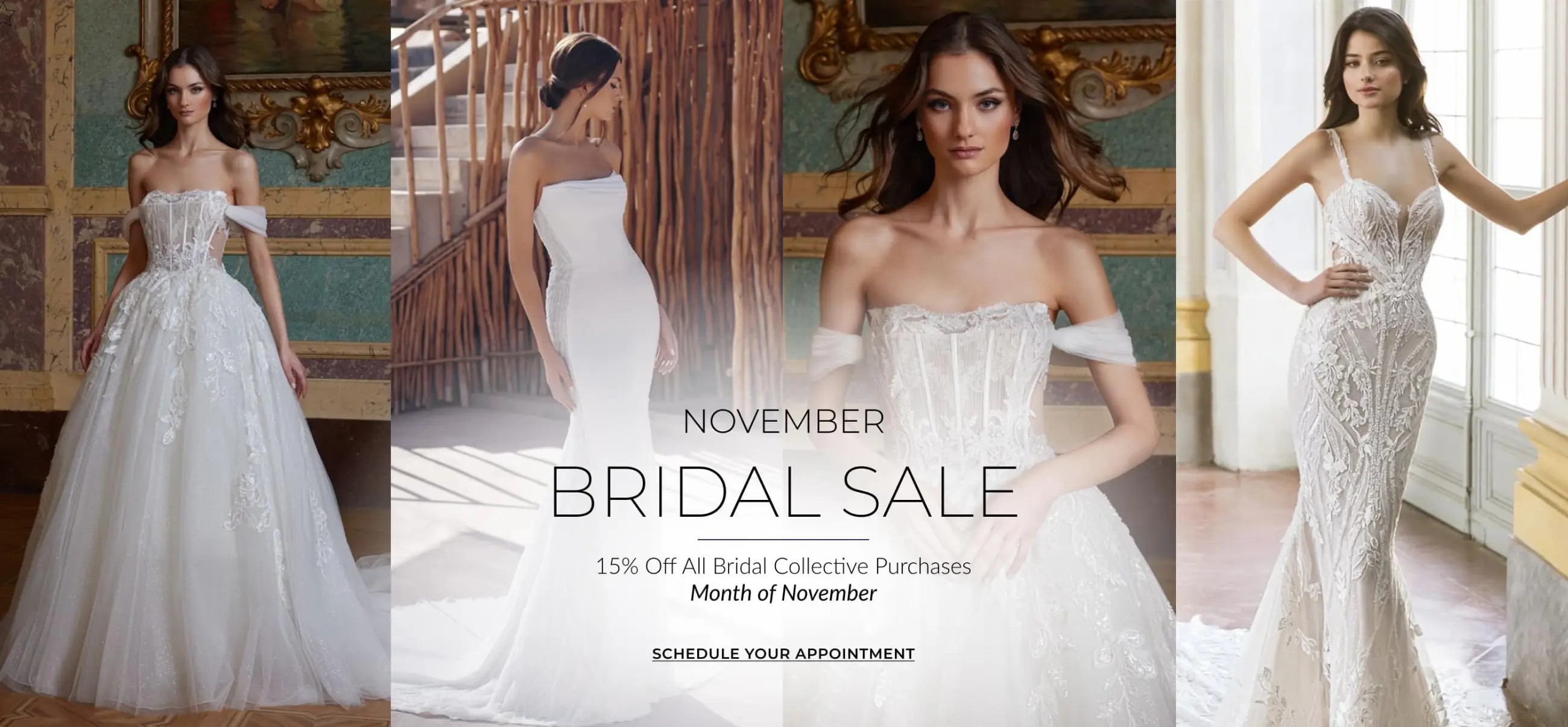 Bridal Sale Banner for Desktop